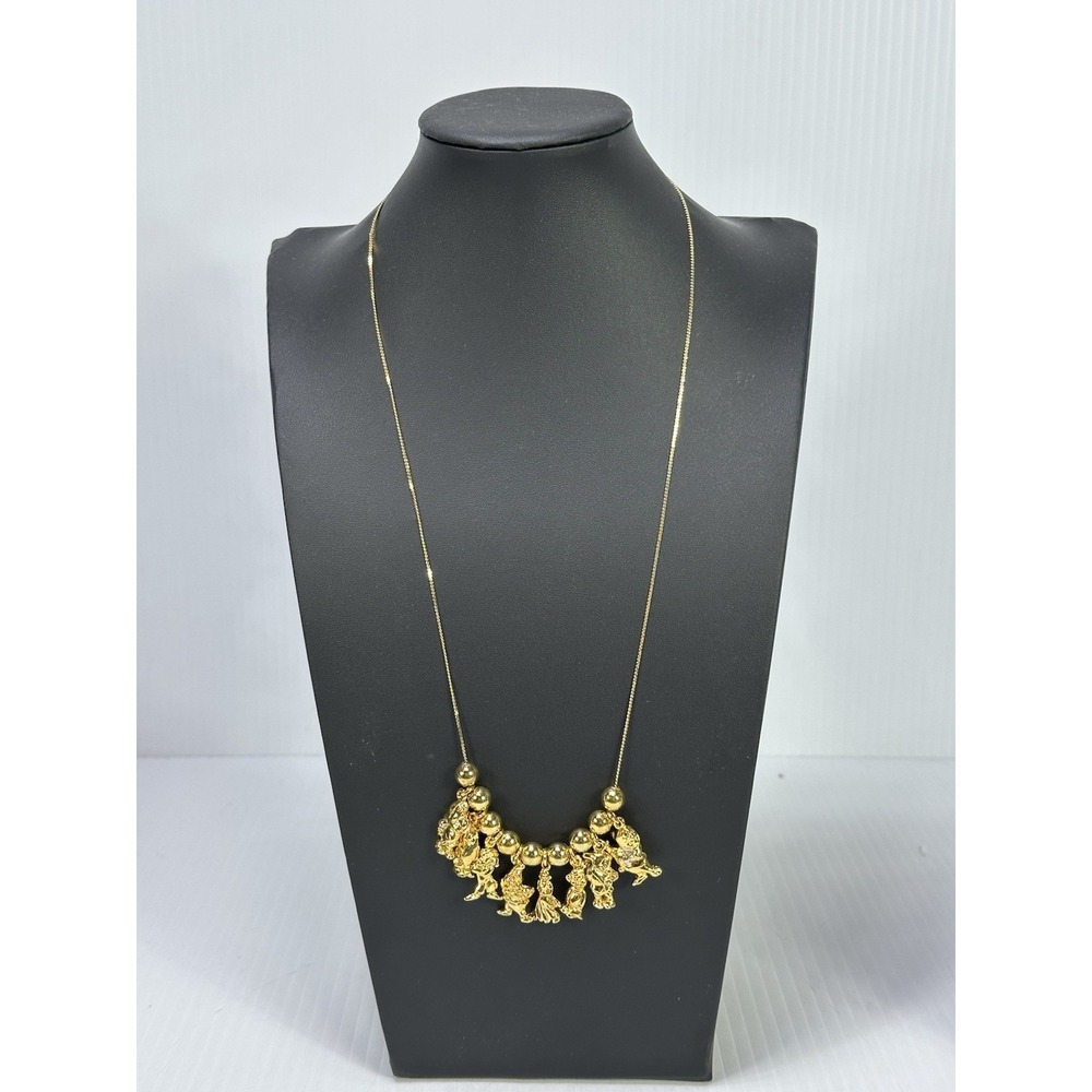 Disney Necklace Snow White and the Seven Dwarfs Gold Plate